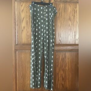 Cato Olive Patterned Dress Pants